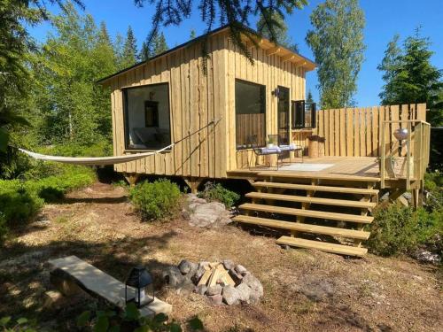 Forest cabin with stunning mountain view & Sauna